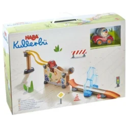 HABA Kullerbu Theme Set - Crash Test - 18 Piece Playset With Convertible Car And Stuntman Steve Ball -Learning Toys Sales GUEST 5c211161 4401 4ab7 866a 9e323d07797a