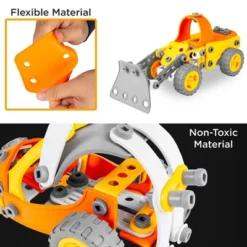 Best Choice Products Kids 147-Piece 5-in-1 Educational STEM Building Toy Kit W/ Car, Helicopter, Boat, Bulldozer, Truck -Learning Toys Sales GUEST 5c8c0b9c f825 4ab4 aad9 d8888389de7b