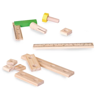 Classic World Kaplan Early Learning Carpenter Set - 35 Pieces 5 Classic World Kaplan Early Learning Carpenter Set - 35 Pieces - Image 3