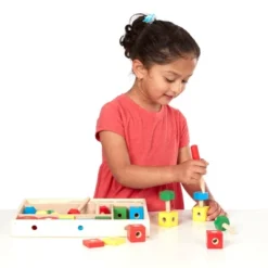 Melissa & Doug Wooden Construction Building Set In A Box (48pc) -Learning Toys Sales GUEST 60d598e8 8feb 4290 968d b5c43d89b352