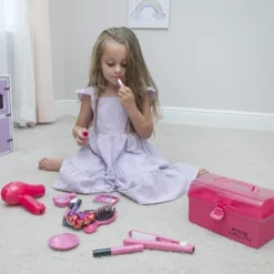 PixieCrush Kids Makeup Kit For Girls With Pretend Hair Dryer And Flat Iron 7 PixieCrush Kids Makeup Kit For Girls With Pretend Hair Dryer And Flat Iron -Learning Toys Sales GUEST 62c15fc4 863a 4545 a391 805dd1b2ad6d