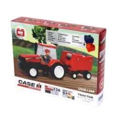 Case IH Magnum Tractor With Farmer & Hay Baler, 126 Piece Block Set UHK1208 -Learning Toys Sales GUEST 62cc30d5 2281 4fbd b972 916b26bad627