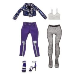 Rainbow High Krystal Bailey – Indigo Fashion Doll with 2 Complete Mix & Match Outfits And Doll Accessories -Learning Toys Sales GUEST 62ea2746 91de 41ed b3c2 dcac53e64f7b