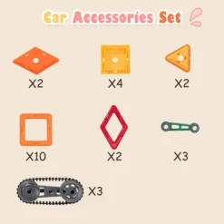 Costway 51 Pcs Magnetic Tiles Building Blocks Set Kids 18 Costway 51 Pcs Magnetic Tiles Building Blocks Set Kids -Learning Toys Sales GUEST 63fe4957 1407 46ca 93b6 50e7b17283ab