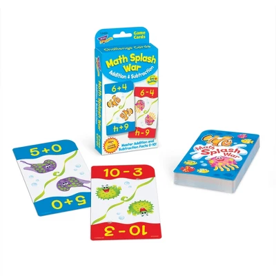 TREND Math Splash War Addition & Subtraction Challenge Cards 4 TREND Math Splash War Addition & Subtraction Challenge Cards - Image 2