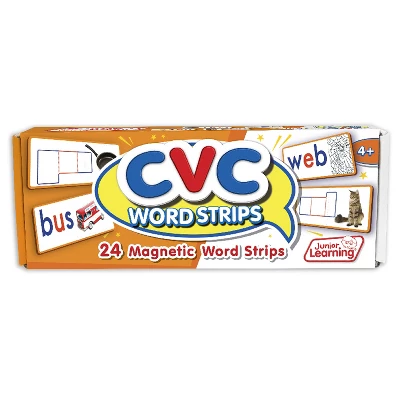 Junior Learning CVC Word Strips 3 Junior Learning CVC Word Strips