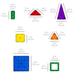 Best Choice Products 110-Piece Kids Magnetic Tiles Set Construction Building Blocks Educational STEM Toy With Case -Learning Toys Sales GUEST 6907afad 8e35 4e99 b150 6df7c03a7e4d