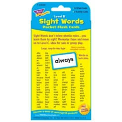 TREND Sight Words � Level B Pocket Flash Cards -Learning Toys Sales GUEST 6b5bb028 399a 4f48 a138 d49d62cea81b