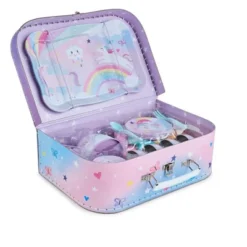Jewelkeeper Tea Party Set For Little Girls With Tin Tea Set + Food & Carrying Case, Cat Design, 42 Piece -Learning Toys Sales GUEST 6c15fdae 69de 4d8b 8cf1 7bbd50f186bf