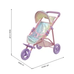 Olivia's Little World Baby Doll Jogging Stroller Buggy Iridescent Color OL-00016 -Learning Toys Sales GUEST 6c7ec80c 68f8 41d0 81d1 a1130db8852e