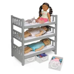 Badger Basket 1-2-3 Convertible Doll Bunk Bed With Baskets And Free Personalization Kit - Executive Gray 14 Badger Basket 1-2-3 Convertible Doll Bunk Bed With Baskets And Free Personalization Kit - Executive Gray -Learning Toys Sales GUEST 6d292d6b 3ad9 4c24 8cfb 9eb8b3867df9