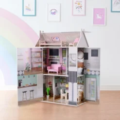 Olivia's Little World By Teamson Kids Wooden Dreamland Farmhouse Dollhouse Set -Learning Toys Sales GUEST 6d4732b2 fd41 4eb5 b5e2 ef2c028f9e5a
