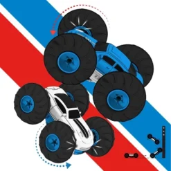 Sharper Image RC Race Car Flip Stunt Rally Vehicle - Blue -Learning Toys Sales GUEST 6da5783e f3b4 4f50 814b b6b81322172c