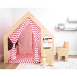 Avenlur Flair - Wooden 5 In 1 Indoor Playhouse Play Tent With Desk Table -Learning Toys Sales GUEST 6de98833 0601 4d47 b8d4 9705cea10ba5
