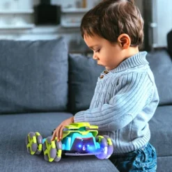 Contixo SC4 RC Car With 360° Rotating, Blue Smoke, One-Key Demonstration, Realistic Sounds & Lights, With 360° Rotating, Blue Smoke -Learning Toys Sales GUEST 6e91d1b2 bce2 4302 9204 4ff3cee51e73