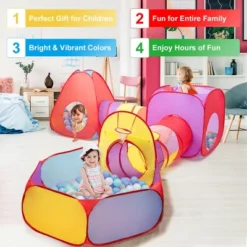 Costway 7pc Kids Ball Pit Play Tents & Tunnels Pop Up Baby Toy Gifts -Learning Toys Sales GUEST 6f69c1fc f9db 4986 9697 e4d0b35daae2