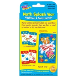 TREND Math Splash War Addition & Subtraction Challenge Cards 7 TREND Math Splash War Addition & Subtraction Challenge Cards -Learning Toys Sales GUEST 6fa112af 4c99 4519 9980 38a4cc7b368c