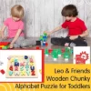 Leo & Friends Wooden Chunky Alphabet Puzzle For Toddlers -Learning Toys Sales GUEST 6fc3c19a d6b6 4080 813c 0808d1041269