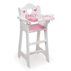 Badger Basket Doll High Chair With Accessories And Free Personalization Kit -Learning Toys Sales GUEST 73705c40 430b 4e74 b011 5134c16bcb71