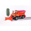 Bruder Mercedes Benz MB-Unimog Fully-Functional Winter Service Snow Plow