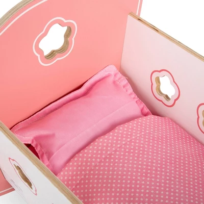 Bigjigs Toys Wooden Cradle For 10"-12" Doll 6 Bigjigs Toys Wooden Cradle For 10"-12" Doll - Image 4