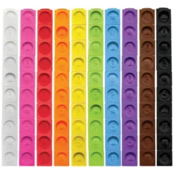 Teacher Created Resources Numbers And Shapes Connecting Cubes, Set Of 100