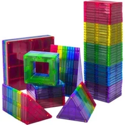 Magnetic Tiles Building Blocks 100pc Set - Includes Bonus 13 Piece Insert Alphabet Cards - STEM 3D Magnet Tiles - Play22usa -Learning Toys Sales GUEST 76684089 612d 4a7a 907e d8db215dcac5