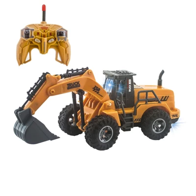 Link 1:30 RC Excavator Construction Vehicle Radio Control Truck With 5 Channels - Yellow 4 Link 1:30 RC Excavator Construction Vehicle Radio Control Truck With 5 Channels - Yellow - Image 2