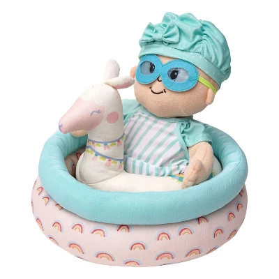 Manhattan Toy Stella Collection Pool Party 4 Piece Baby Doll Pool Playset For 12" And 15" Stella Dolls 4 Manhattan Toy Stella Collection Pool Party 4 Piece Baby Doll Pool Playset For 12" And 15" Stella Dolls - Image 2