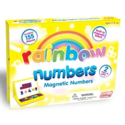 Junior Learning Rainbow Numbers Magnetic Numbers, 155 Pieces -Learning Toys Sales GUEST 78e53bcd 539b 4925 a3db a80e10b96acd