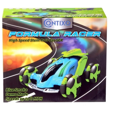Buy 2: Contixo SC4 RC Car With Blue Smoke, One-Key Demonstration, Realistic Sounds & Lights, With 360° Rotating 4 Buy 2: Contixo SC4 RC Car With Blue Smoke, One-Key Demonstration, Realistic Sounds & Lights, With 360° Rotating - Image 2