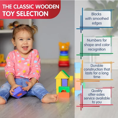 Leo & Friends Count And Spell Block 50-Piece Set 6 Leo & Friends Count And Spell Block 50-Piece Set - Image 4