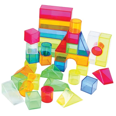 Joyn Toys Transparent Light And Color Blocks - 108 Pieces 4 Joyn Toys Transparent Light And Color Blocks - 108 Pieces - Image 2