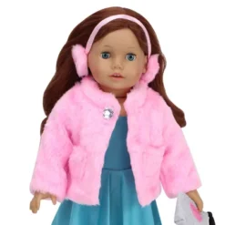 Sophia’s Pink Faux Fur Coat And Earmuff Headband Set For 18" Dolls -Learning Toys Sales GUEST 7ddb6189 de1f 4178 841f e7c18b2ed2e3