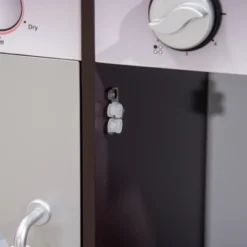 Qaba Wooden Play Kitchen With Lights Sounds, Kids Kitchen Playset With Washing Machine, Water Dispenser, Microwave, Range Hood, Refrigerator 11 Qaba Wooden Play Kitchen With Lights Sounds, Kids Kitchen Playset With Washing Machine, Water Dispenser, Microwave, Range Hood, Refrigerator -Learning Toys Sales GUEST 7f2505c8 2694 4bb9 b65f 8b618e9c71c6