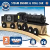MasterPieces Wood Train Sets - Lionel Collector's Steam Engine & Coal Car