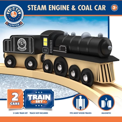 MasterPieces Wood Train Sets - Lionel Collector's Steam Engine & Coal Car 3 MasterPieces Wood Train Sets - Lionel Collector's Steam Engine & Coal Car