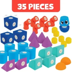 Blockaroo Magnetic Foam Building Blocks, Soft Foam Blocks To Develop Early STEM Learning Skills, Ultimate Bath Toy For Toddlers & Kids - Castle Set 11 Blockaroo Magnetic Foam Building Blocks, Soft Foam Blocks To Develop Early STEM Learning Skills, Ultimate Bath Toy For Toddlers & Kids - Castle Set -Learning Toys Sales GUEST 80948b9c effc 4449 90d5 d2489d48e3ff