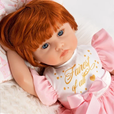 Paradise Galleries Reborn Toddler - Once Upon A Princess, 20 Inch Made In GentleTouch Vinyl, Red Hair, 6-Piece Realistic Baby Doll Gift Set 10 Paradise Galleries Reborn Toddler - Once Upon A Princess, 20 Inch Made In GentleTouch Vinyl, Red Hair, 6-Piece Realistic Baby Doll Gift Set - Image 8