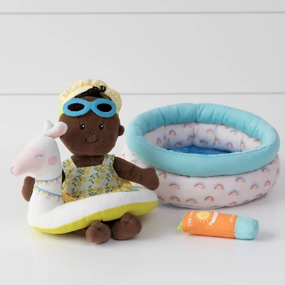 Manhattan Toy Stella Collection Pool Party 4 Piece Baby Doll Pool Playset For 12" And 15" Stella Dolls 5 Manhattan Toy Stella Collection Pool Party 4 Piece Baby Doll Pool Playset For 12" And 15" Stella Dolls - Image 3