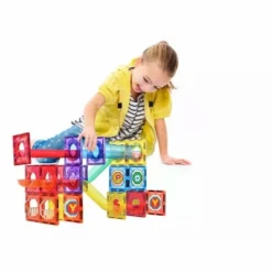 Link Magnetic Tile Building Roller Coaster Kids Block 61 Piece Set Educational Toys For Children Ages 3 Years Plus -Learning Toys Sales GUEST 82ac9a69 b8d9 492b 9928 9e3ea81f8d8b