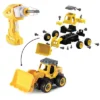 Top Race 3-in-1 Take Apart Truck With Electric Drill Remote Control Construction Toys - Yellow -Learning Toys Sales GUEST 82fb5877 515b 42f6 98ed 3ecfcbbe06a0