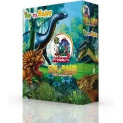 Toy To Enjoy Dinosaur Pop-Up Play Tent With Remote Controlled Lights, Dinosaur Roar Sound Button, And 6 Dinosaur Figure Toys For Boys And Girls -Learning Toys Sales GUEST 83975096 8bf9 45f3 ae6f d2d7b7936280