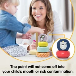 Leo & Friends Benny Wooden Stacking Toy -Learning Toys Sales GUEST 8450b4f0 5e53 46c0 9c7c 705e72de58dd