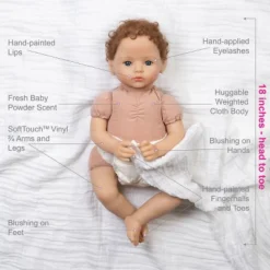 Paradise Galleries Realistic Newborn Doll - Forever Yours Trust, 7-Piece Reborn Doll Gift Set With Magnetic Pacifier -Learning Toys Sales GUEST 84acf193 ea73 4d46 8a5e fb6fa6b7b607