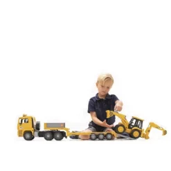 Bruder MAN TGA Low Loader Truck With JCB Backhoe Loader -Learning Toys Sales GUEST 858ac456 317a 4f6b 8714 800863e992b5
