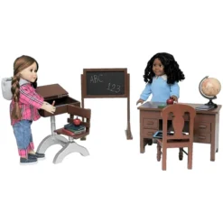 The Queen's Treasures 18 Inch Doll 1940’s Wood School Desk. And Accessories -Learning Toys Sales GUEST 866b4812 f6f6 4fdc 86b4 bbb7f685df0d