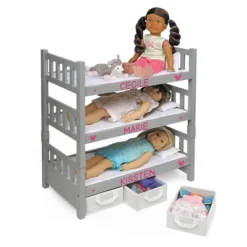 Badger Basket 1-2-3 Convertible Doll Bunk Bed With Baskets And Free Personalization Kit - Executive Gray 15 Badger Basket 1-2-3 Convertible Doll Bunk Bed With Baskets And Free Personalization Kit - Executive Gray -Learning Toys Sales GUEST 89ae3fb8 3bd6 49c6 a4de dc2225e068f5