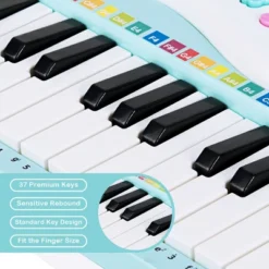 Costway Z-Shaped Kids Toy Keyboard Piano 37-Key Electronic Organ Light W/Microphone -Learning Toys Sales GUEST 8a1a3b39 90ca 443d b779 36fc1e802def