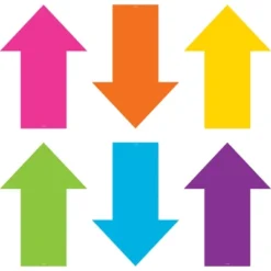 Teacher Created Resources Spot On Arrows Floor Markers, 8"